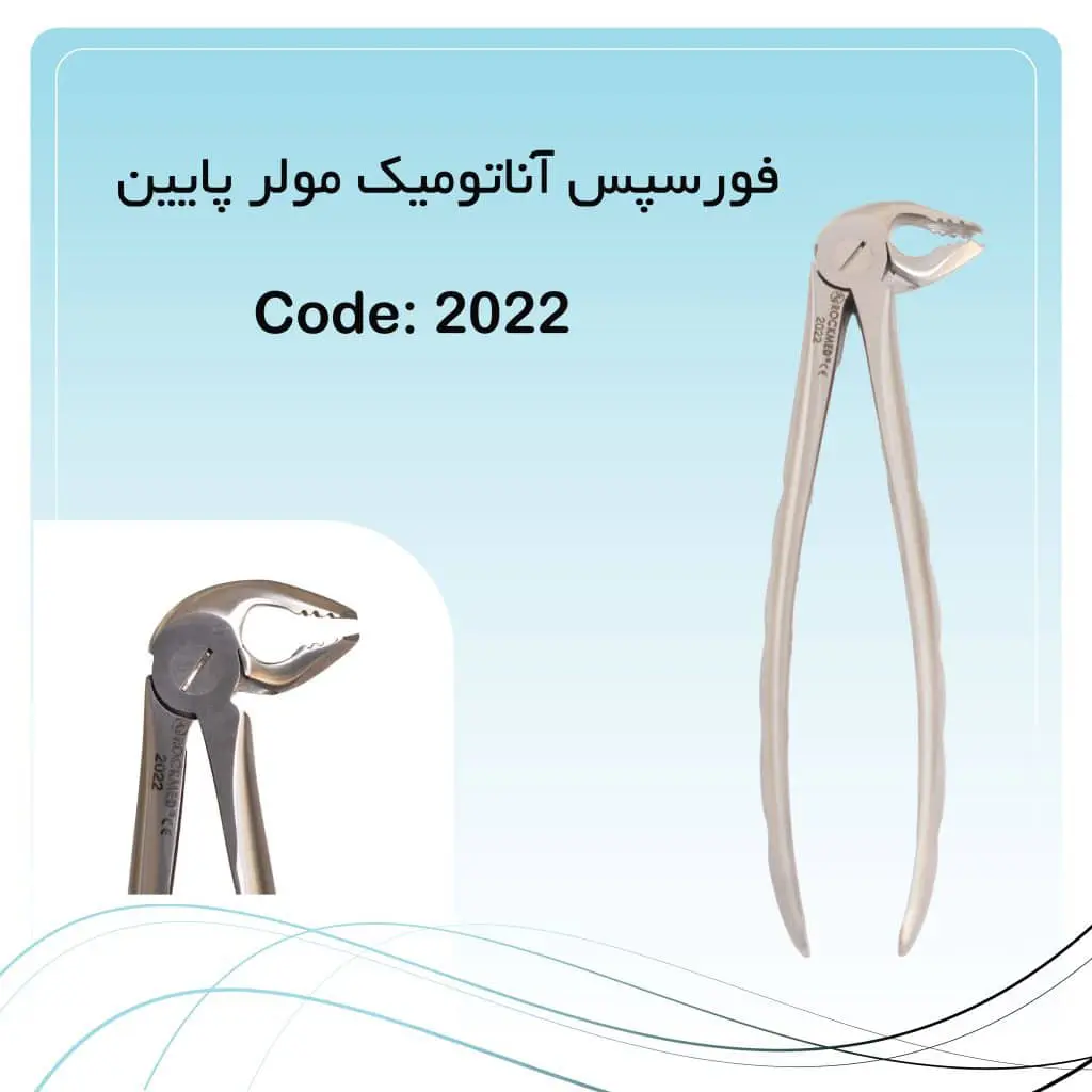تصویر فورسپس آناتومیک مولر پایین راکمد