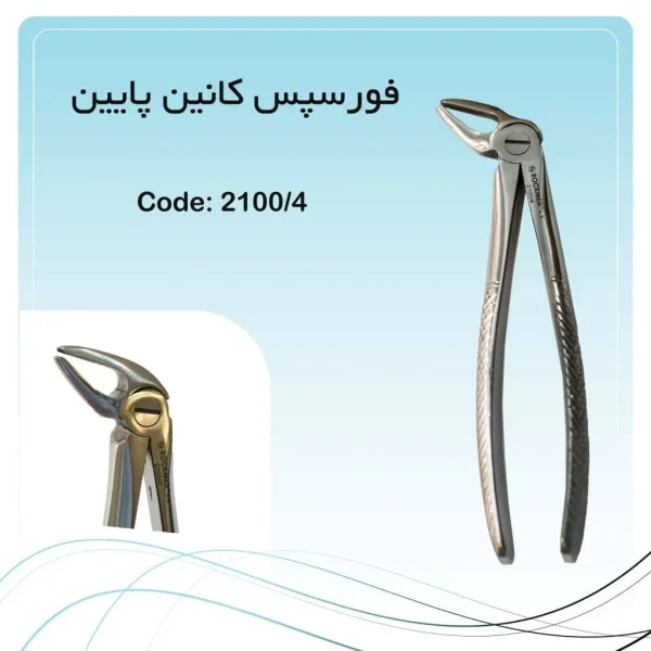 تصویر فورسپس پرمولر پایین راکمد