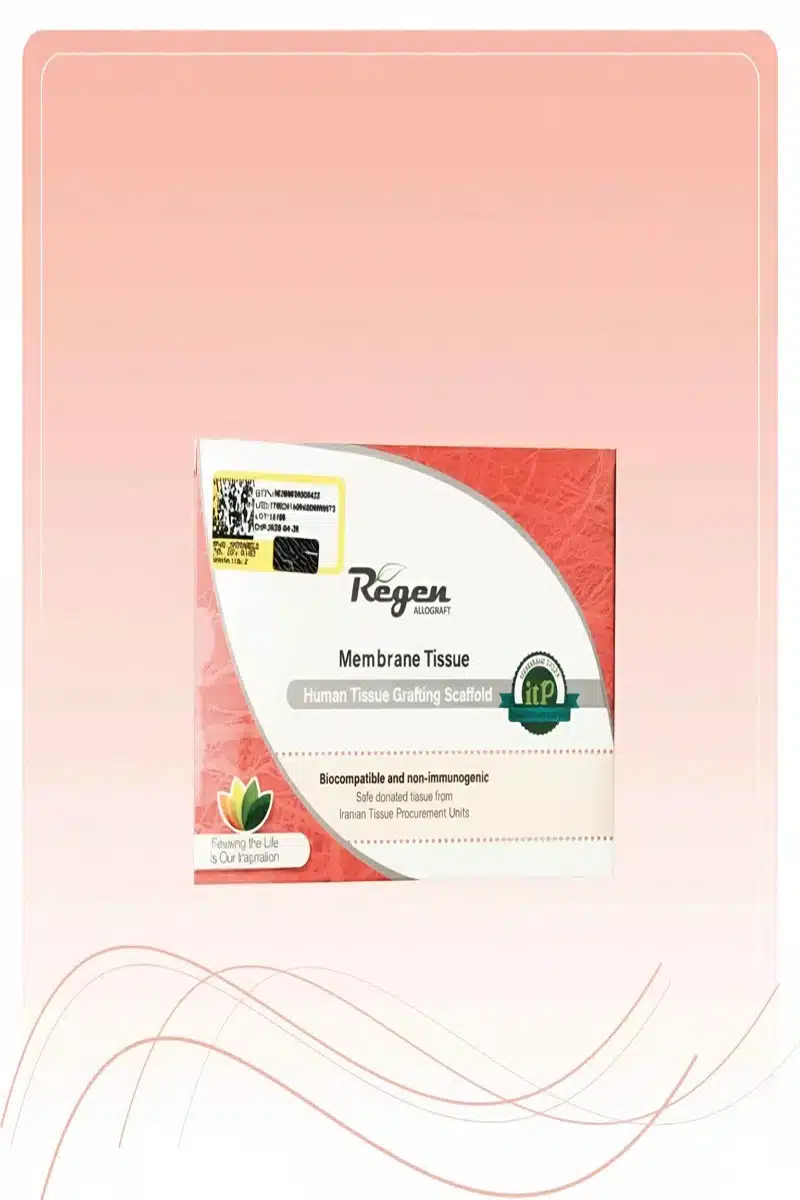 AcellularDermisMembraneMainPic Acellular Dermis Regen ممبران آسلولار درمیس برند ریجن