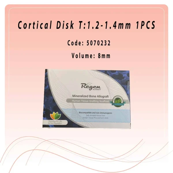 تصویر پودر استخوان ریجن Cortical Disk